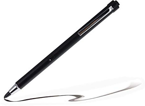 Broonel Stylet numérique Pointe Fine Rechargeable Noir Compatible avec Acer Iconia Tab 10 (A3-A40) / Acer Switch V10 / Acer Switch One 10