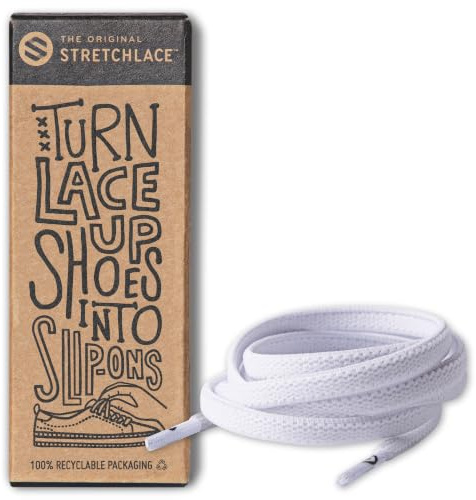 THE ORIGINAL STRETCHLACE | Elastic Shoelaces | As Seen On Shark Tank | Flat Stretch Laces