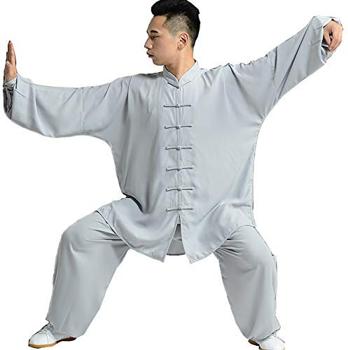 Daoba Tenue De Boucle Vêtements De Tai Chi Kung Fu Et Qi Gong Unisexe Style Chinois Costume Printemps Automne Hiver Tops + Pantalons