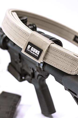 O'GUNS - Cintura Tattica IPSC, per Tiro Dinamico Sportivo TDS Competition Belt con sottocintura e fermacintura Inclusi in Robusta Cordura
