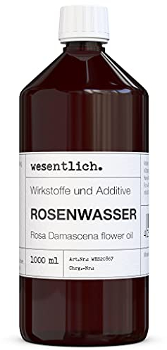 Rosenwasser bio 1000ml - Hydrolat aus kontrolliert biologischem Anbau von wesentlich.
