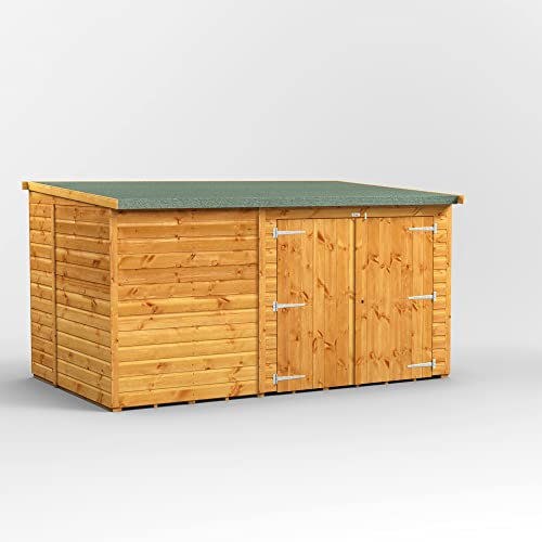 POWER Schuppen mit Pultdach, Holz, 25,4 x 15,2 cm