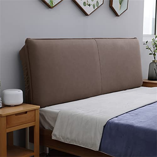 Bett Rückenlehne Volles Nachttekissen Kopfteil Kissen Wandkissen Gepolsterte Keilkissen Lendenkissen Lesen Kissen Für Tagesbett Schlafzimmer Bank,D,with headboard 70.8/180cm