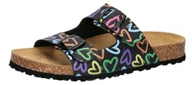 Lico Bioline Heart, Zoccoli Donna, Nero, 36 EU