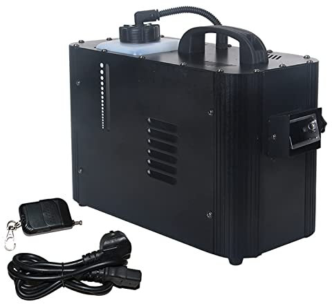 PRUJOY Máquina de Humo de Niebla, máquina de Humo de Control Remoto inalámbrico portátil con Alto Rendimiento de 2000 CFM y Distancia de pulverización de 3 a 5 m, máquina de Humo para Discoteca