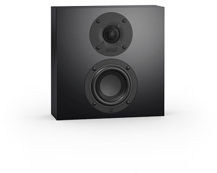 Nubert nuBoxx BF-10 | Schwarzer Wandlautsprecher | 1 Stück Passivbox | Für die Studenten-WG | Für die Verwendung im Regal | Lautsprecher bis 80 Hz (-3dB) | Ideal für Wandmontage