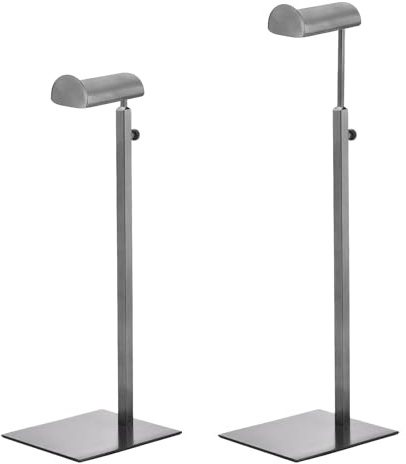 QUARKZMAN Borsa Espositore Supporto 2pz - Inossidabile Acciaio Borsa Gancio Altezza Regolabile Borsa Rack Singolo Gancio Borsa Rack per Boutique Negozio (Nero)