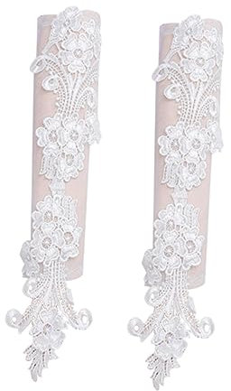 SOIMISS Elegante Hochzeitshandschuhe Blumenspitze Brautkleid-handschuhe Für Frauen Dehnbar Für Verlobung Und Party