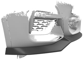 Cup-Spoilerlippe mit ABE Kompatibel mit BMW X3 G01 / X4 G02 M-Paket CSL642-G