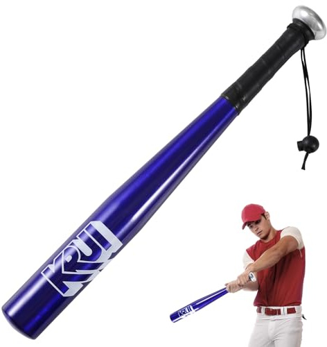 KRUI Aluminum Baseball Bat, 18 Inch Self Defense Bat, Lightweight Bat for Tire Checker, Fish, Keeps in Home, Car, Backpack for Self Defense