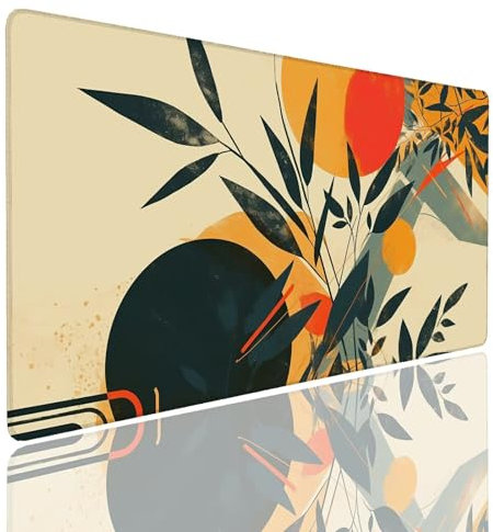Mauspad XL 700x300x4mm Wasserdicht Schreibtischunterlage rutschfeste Speed Gaming Mousepad Beige (10) Groß Desk Mouse Mat Maus Pad, Schreibtisch Unterlage Deko für PC, MacBook, Laptop, Home Office