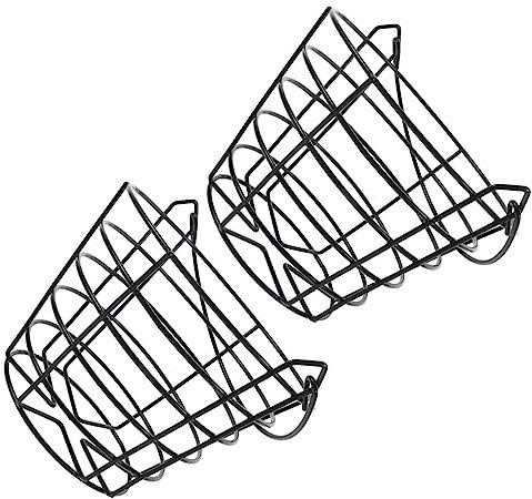 Abaodam 2 Stück Golf Korb Golf im Freien Bucket-Golf Golfballschale Golfkorb Lagerung Golfsballkorb Golfsballbehälter Aufbewahrungsbehälter für Kugeln Bällekorb im Freien Eisen Green