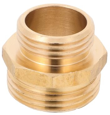 EPIGEIST Conector Rápido de Latón para Manguera de Jardín Reductor Macho Adaptador Versátil para Tuberías de Agua y Plomería