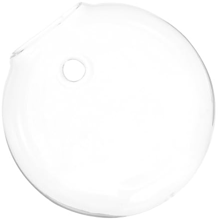 TOYZFRIENDY Hängender Glas blumentopf Wandvase Transparent Pflanzgefäß Luftiger Hänge blumentopf für Balkon Innenbereich Dekorative Glasvase zur Raumverschönerung
