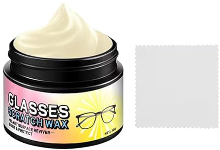 Anti-scratch for glasses - Paste 4.8x3.5x3.2cm | Repair Cream Stripe Lenses with Polishing, Clear, Protective Care | Prescription School Sunglasses Teens