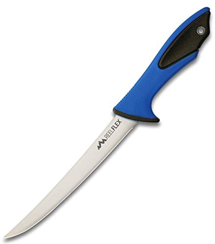 OUTDOOR EDGE 7.5 ReelFlex - Professional Grade Fillet Knife with German 4116 Stainless Steel Blade and Rubberized Nonslip Grip and Sheath