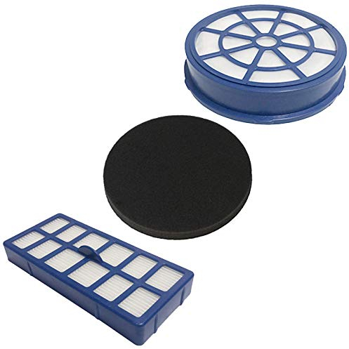 SPARES2GO Pre & Post Motor Exhaust Filter Kit for Hoover U81 Breeze BR2020 BR30 BR71 Series Vacuum Cleaner