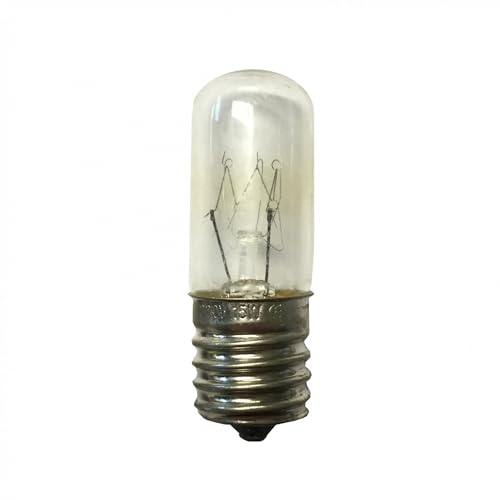 Schiefer 175771300 220v 15w Tungsten Microwave Pygmy Bulb, E17, Dimmable, Clear, 300°C