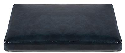 wangk 2-3er Sitzkissen Bank ，Polsterauflage, Bankauflage Mit abnehmbarem Leder Bezug Sandelholz Farbe Dunkelblau