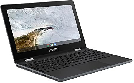 ASUS Touchscreen Chromebook Flip C214MA 11.6 Inch Laptop (Intel Celeron N4020, 4GB RAM, 32GB eMMC, Chrome OS) Includes 3 Year Manufacturer Warranty
