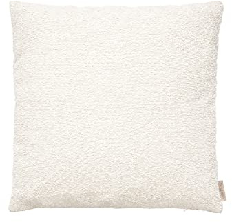 blomus Kissenbezug Boucle | 50 × 50 cm | Farbe Moonbeam | strukturierter Stoff