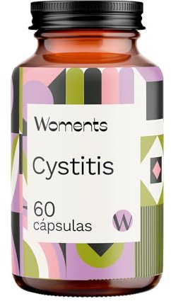 Woments | Cystitis | 60 Cápsulas | Protege y alivia síntomas de la infección urinaria | Arándano rojo premium, Proantocianidias, D-manosa, FOS y Vitaminas | Suplemento