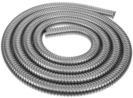 Homoyoyo Tubo di Protezione in Acciaio Inossidabile Guaina per Cavi Flessibile Manicotto per Cavi Resistente Copertura Protezione