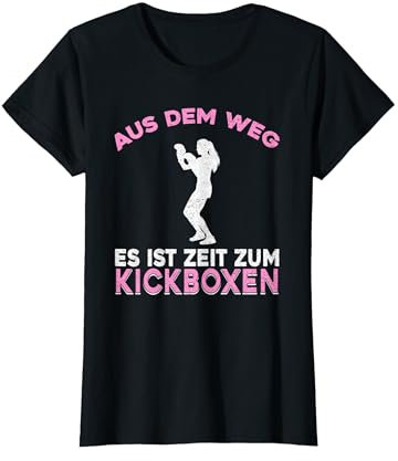 Kickboxen Damen Kampfsport Training Mädchen Kickboxen T-Shirt