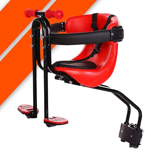 Bonplus BP | Fahrradsitz für Kinder | Kinderfahrradsitz | Tragbar und abnehmbar | Fahrrad-Babytrage | Vordersitz für Kinder mit Sicherheitsgurt