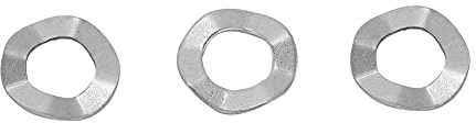 Arandelas de Metal, Herramientas de Bloqueo de Arandelas de Resorte de Junta de Arandela Ondulada de Acero Inoxidable (M6(50PCS))