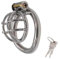 Peniskäfig Sexspielzeug für Männliche Penisübungen Keuschheitskäfig Herren aus Metall mit Unsichtbarem Schloss und 2 Schlüsseln Chastity Cage für die Zurückhaltung von Männern (Small,45mm)