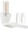 SAVILAND Pearl White Nail Polish: Quick Dry Nail Polish 10 ml Non-Toxic Pearl Nail Varnish Fingernail Polish with Castor Oil Shimmer Glitter White Nail Art Polish for DIY Manicure Pedicure Home Use