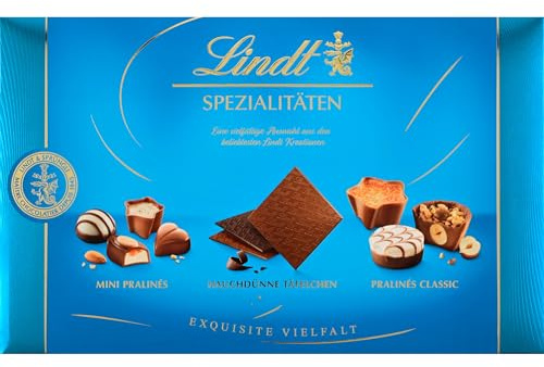 Lindt Schokolade | Spezialitäten Pralinés, 250g Schachtel Pralinen Geschenk