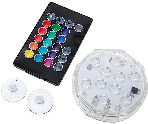 GALPADA Luces LED Sumergibles para Impermeables Colores Iluminación Subacuática Decorativa para Acuáticos