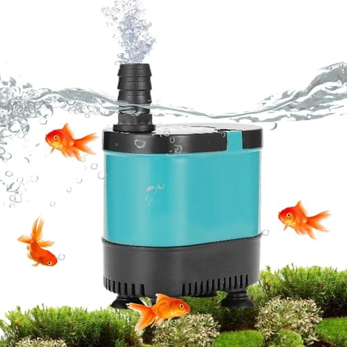 Pompa 'acqua sommergibile - Pompa sommergibile impermeabile e rimovibile - per fontana, pompa per acquario, nessun inquinamento, per fontana da giardino, acquario, per ossigenare e cam