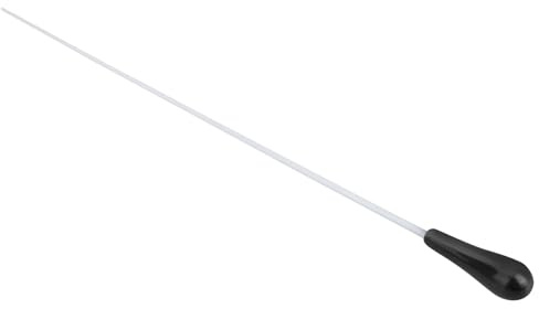 Asixxsix Professionell Orkesterdirigentstafett Slitstark Lättviktsbatong för Musikdirigent, Musikerhandtag i Glasfiber (Svart)