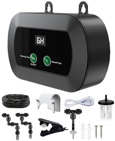 Reptile Humidifiers Smart Misting System ABS 11.5x7.5x7cm Terrariums Humidifier With 360°Adjustable Misting Nozzles Spray Kit, Automatic Mister Reptile With Timer, Quiet Fogger For Hermit Crab Frog