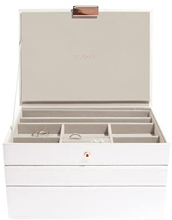 Stackers White Classic SET 3 ROSE GOLD