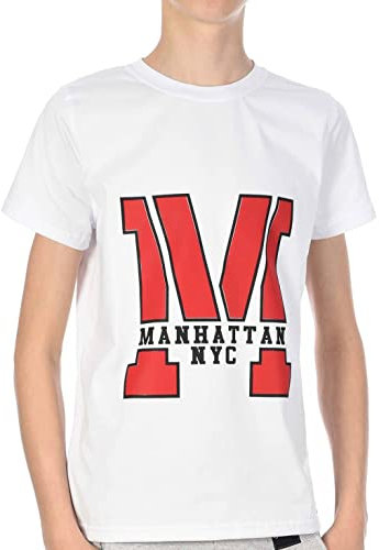 BEZLIT Jungen T-Shirt Kurzarm Manhatan 30041 Weiß 164