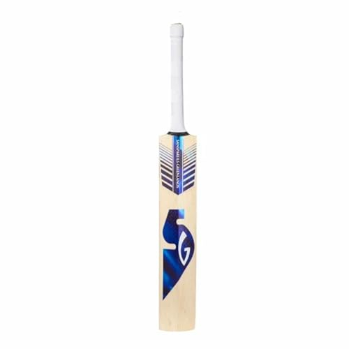 Sg Bate de críquet triple corona icono, mango corto, madera, multicolor
