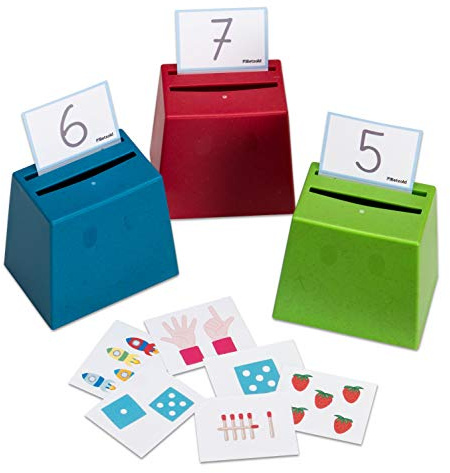 Betzold Mengen und Zahlen Sortierspiel Quizzerkarten | Grund-Schule, Mathematik