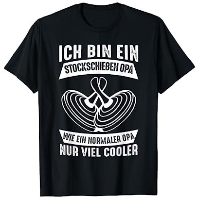 Stockschießen Stockschütze Eisstockschießen Geschenk T-Shirt