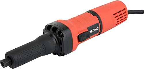 YATO Profi Elektro Geradeschleifer mit 750 Watt, variable Drehzahl von bis zu 30000 U/min, 6 mm Aufnahme, Stabschleifer elektrisch Hand Schleifer Schl