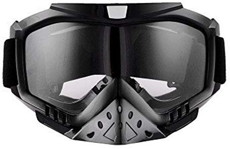 ZJCNHY Cross Brille Motorrad Off-Road-Helmbrillen Reiten winddichte Goggles-Skibrillen Rennbrillen, blendende Gläser Motorradbrille (Color : Transparent)