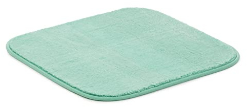 Gözze - Premium Rutschfester Badteppich, RIO, 100% Microfaser, 50 x 45 cm - Mint