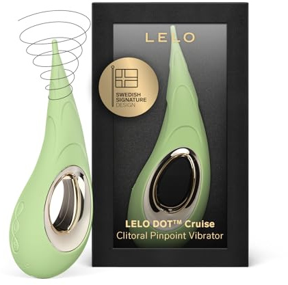 LELO DOT Cruise-Hochfrequenz-Klitoris-Vibrator mit 8-artigen elliptischen Bewegungen, Spot-Vibrator mit Cruise Control-Technologie, Pistachio Cream