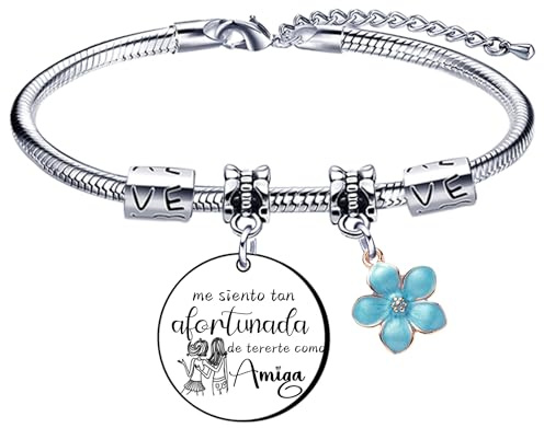 Pulsera Inspiradora para Mujer - Regalo de Amistad Personalizada para Chica, Mamás, Tías - Cumpleaños, Graduación (6)