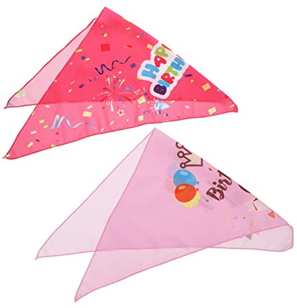 BESPORTBLE 6stücke Pet Bandana Für Hunde Und Katzen Einstellbare Farbenfrohe Dreieckstücher Mit Geburtstagsthema Für Fotoshootings Und Feiern Aus Leicht Anzulegen Entfernen