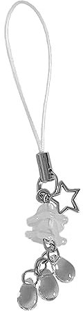 ZHENGCI Handykette Handyanhänger Stern Quallen Anhänger Schlüsselanhänger Telefonkette Gurt Lanyard Rucksack Ornament Tasche Zubehör Auto Schlüsselhalter
