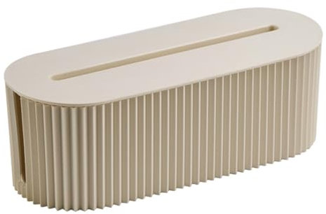 Kabelbox Tidy Box Desktop Cord Organizer Stor kabelsäkerhetslagring med lock Överspänningsskydd för att dölja röriga kablar för nascon